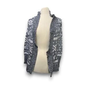 Aeropostale Boho Style Grey  Cardigan Sweater